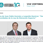 Carta de nuestro presidente, Juan Pablo Guzmán: “Títulos y grados académicos”